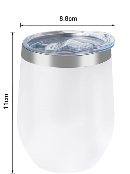 ZS - 350ml/12oz Stainless Steel Insulated Travel Mug With Lid