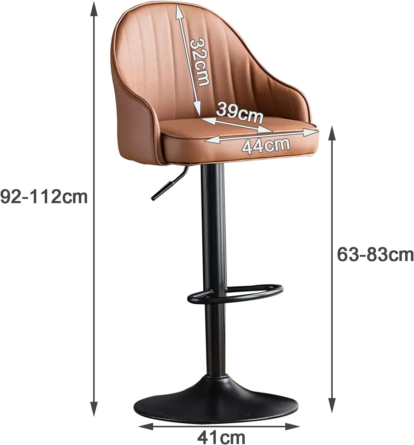 ZS - Modern Swivel Bar Stool