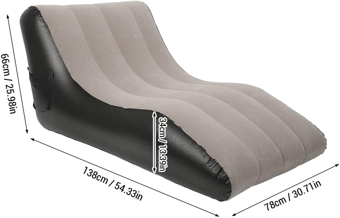ZS - Flocked Inflatable Sofa Lounge