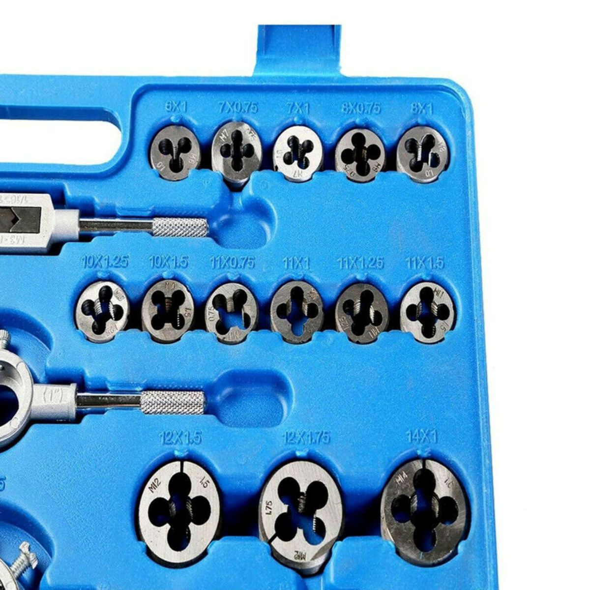 ZS - 110-Piece Metric Tap and Die Set M2-M18 with Wrenches