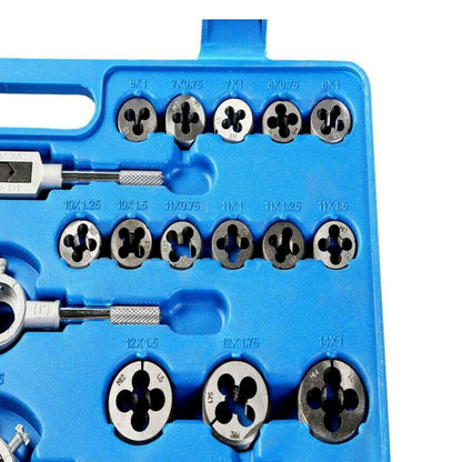 ZS - 110-Piece Metric Tap and Die Set M2-M18 with Wrenches