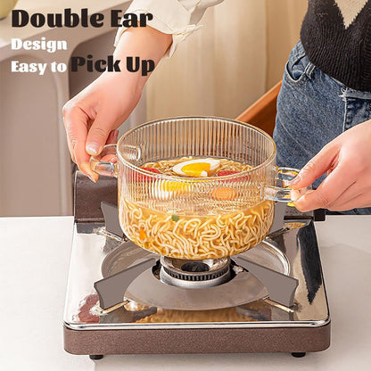ZS - Glass Pot Heat Resistant Compatible With Gas & Electric Ceramic Stove