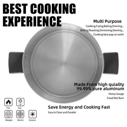 ZS - Bon Voyage - 6 Piece Pots Set Cookware Aluminium Stew Pan