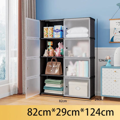 ZS - Modular Cube Storage Organizer with Doors