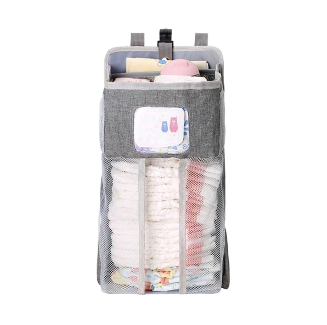 ZS - Hanging Diaper Caddy/Diaper Bag, Crib Side Companion