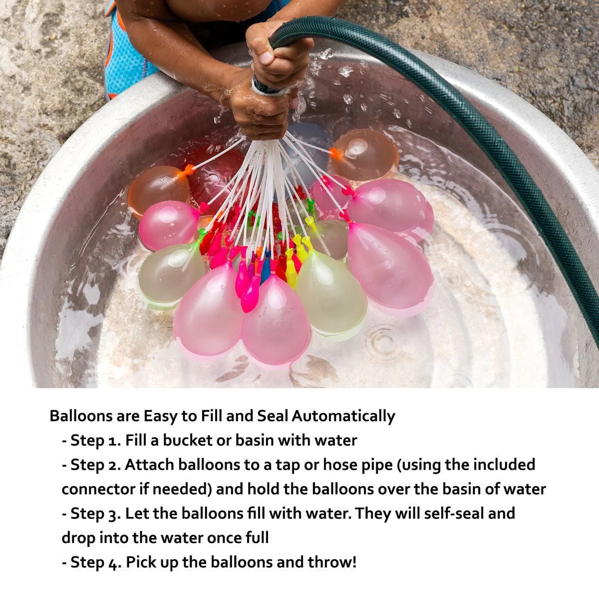 ZS - 111 Water Baloons in 60 Seconds