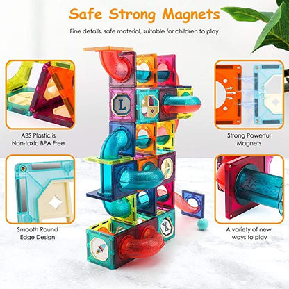 ZS - 73 Pcs Magnetic Pipeline Tiles Magic Blocks