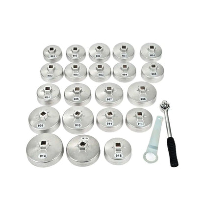 ZS - 23 Piece Aluminium Oil Filter Socket Wrench Set