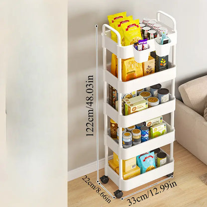 ZS - 5 Tier Multi-Purpose Rolling Cart Trolley