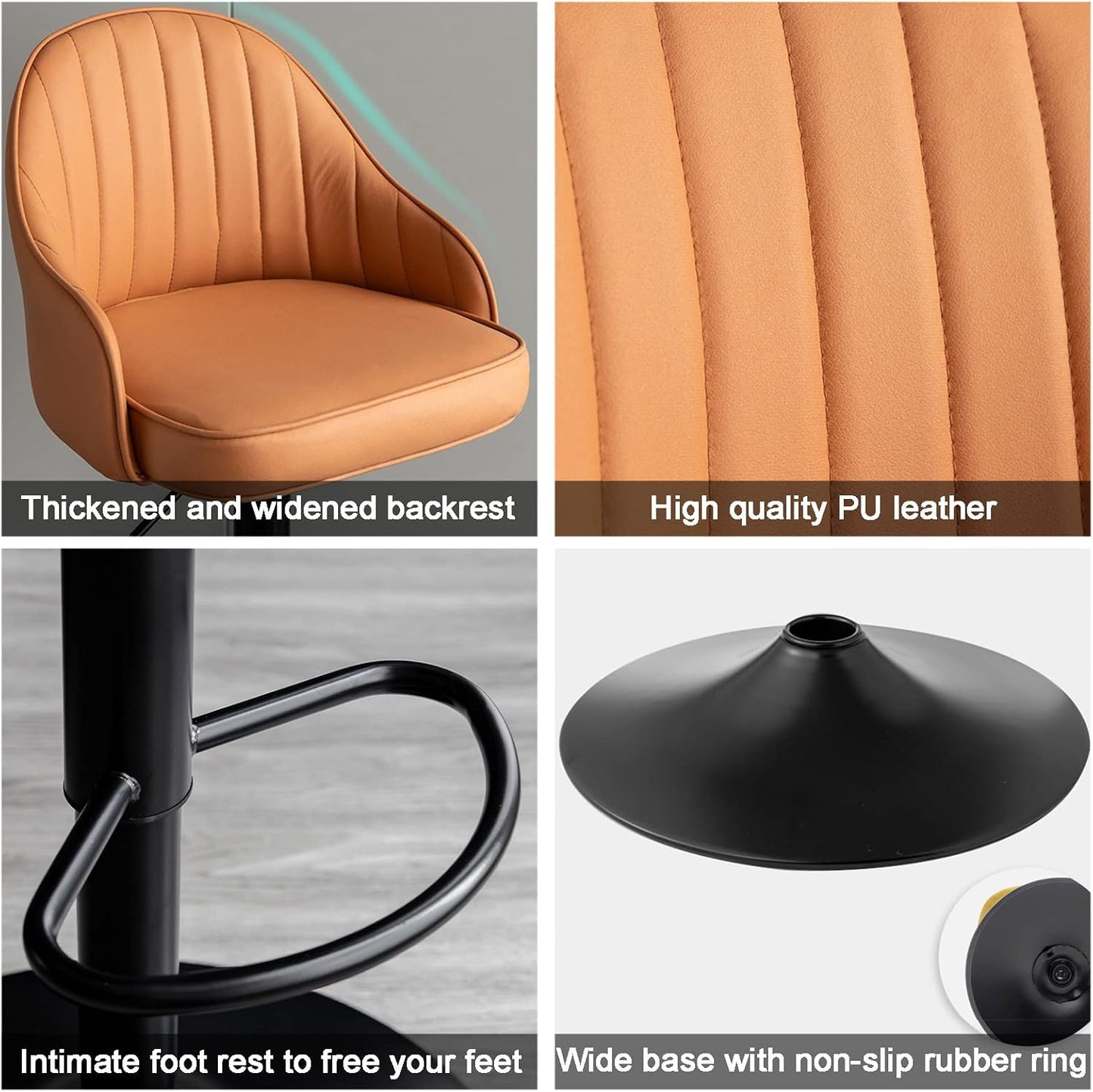 ZS - Modern Swivel Bar Stool