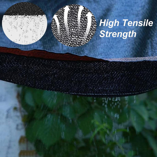 ZS - Black Sunshade Net with Grommets 2m x 4m