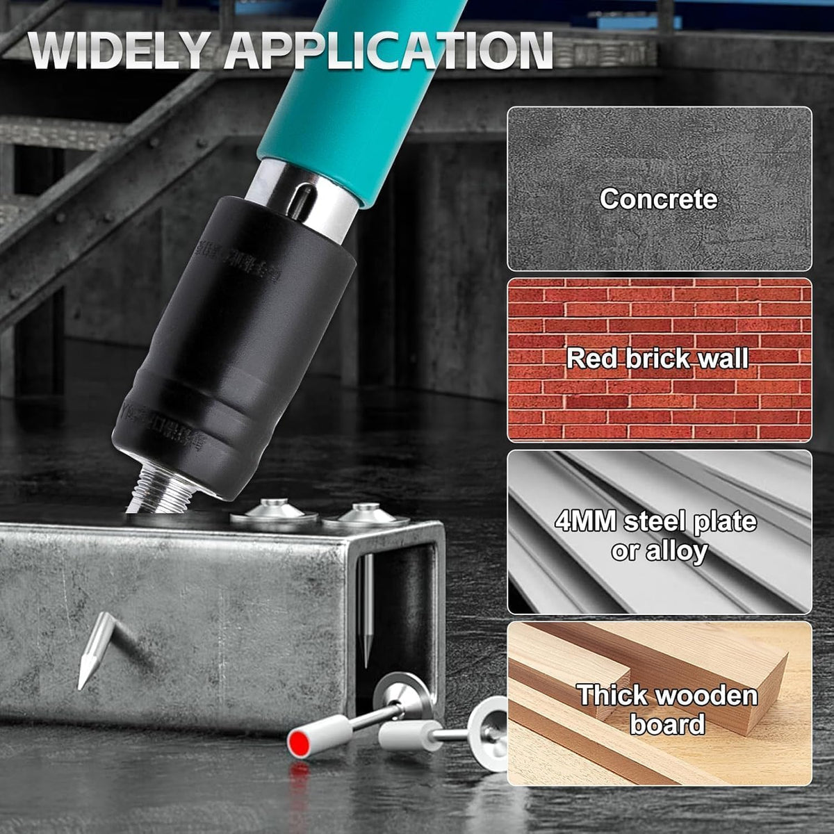 ZS - Nail Gun Kit with 20 Steel Nails