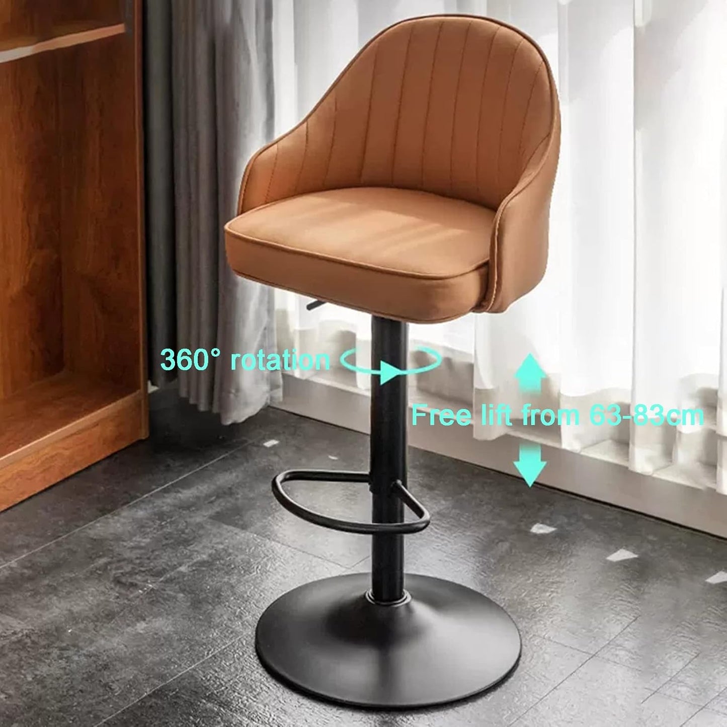 ZS - Modern Swivel Bar Stool