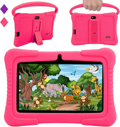 ZS - Kids 7" Android Tablet PC, 2GB RAM, 32GB ROM with Silicone Case