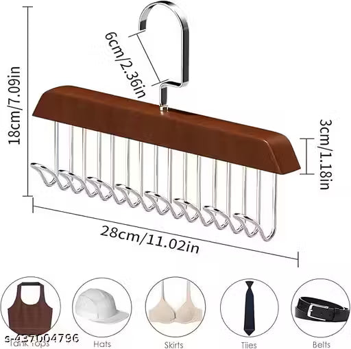 ZS - Space Saving Wooden Clothes Hanger
