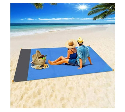 ZS - 2M2.1M Waterproof Beach Blanket Outdoor Portable Picnic Mat Camping