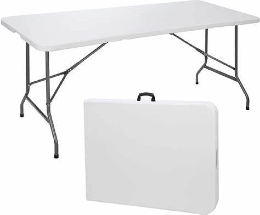 ZS - Folding Table 1.8m Heavy Duty Plastic Folding Table