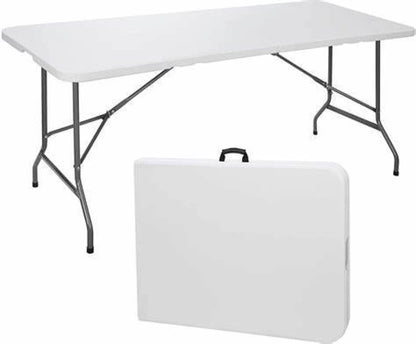 ZS - Folding Table 1.8m Heavy Duty Plastic Folding Table