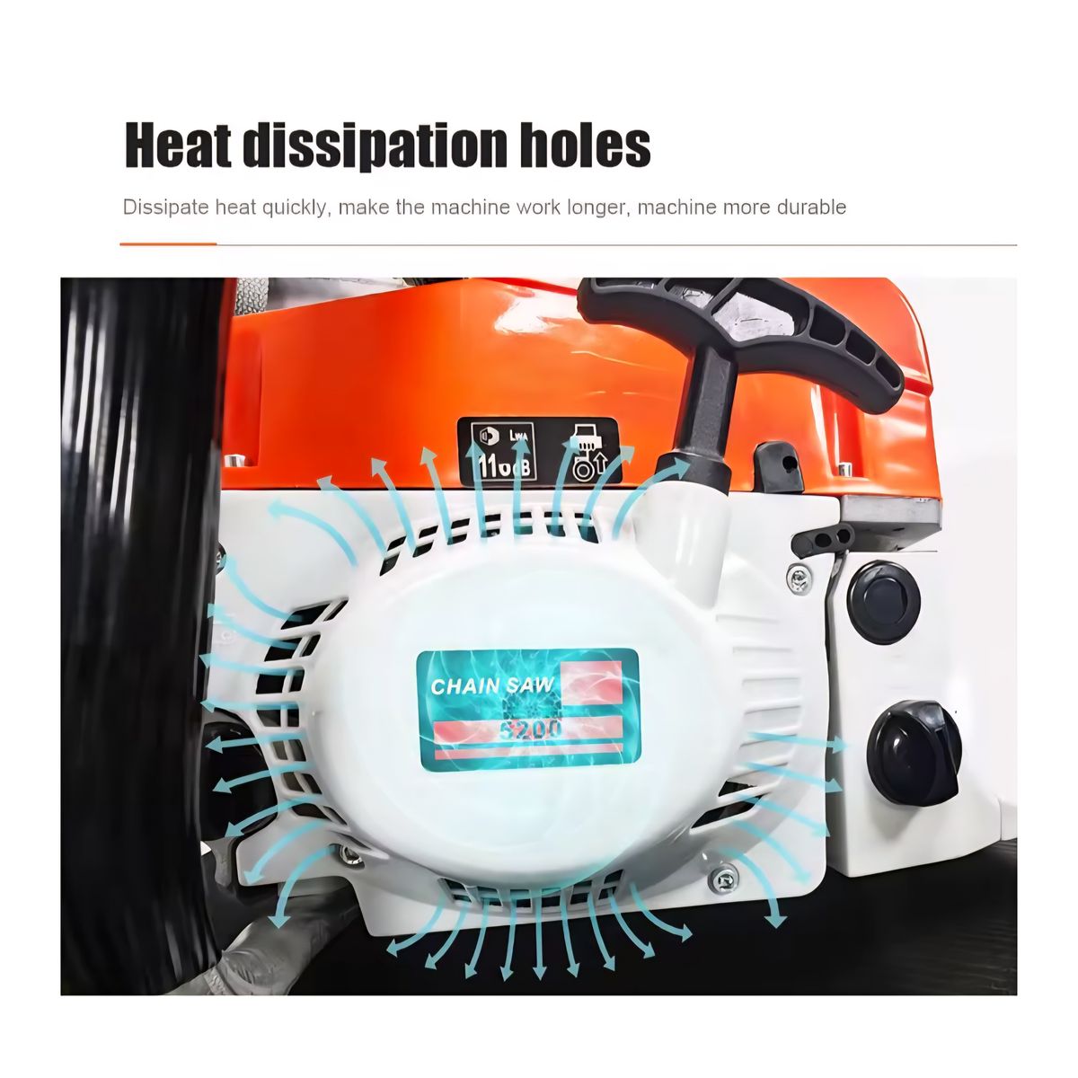 ZS - 52cc Gas Chainsaw: Power & Performance for Any Job