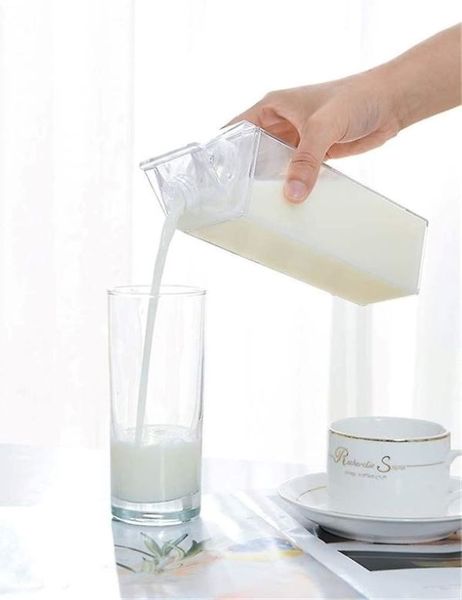 ZS - Milk - Water - Juice Clear Plastic Water Bottle 1L