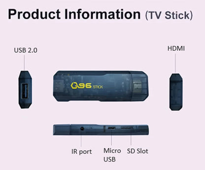ZS - Q96 4K Android Tv Stick.