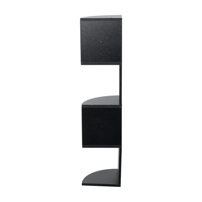ZS - 5-Tier Corner Wall Mount Bookshelf Organizer Storage Shelf Rack