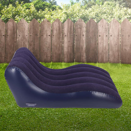 ZS - Flocked Inflatable Sofa Lounge