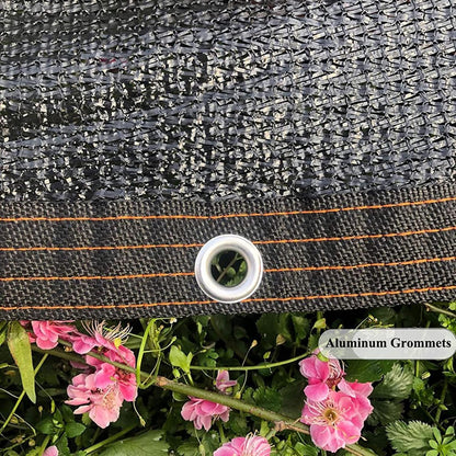 ZS - Black Sunshade Net with Grommets 2m x 4m