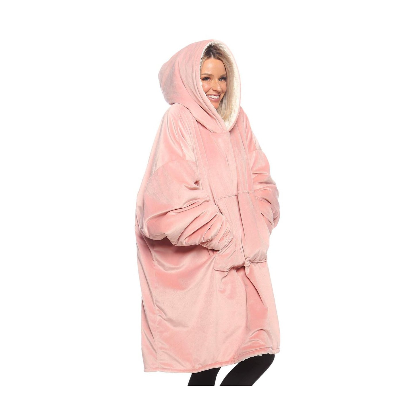 ZS - Huggle Hoodie Ultra Plush Blanket, One Size