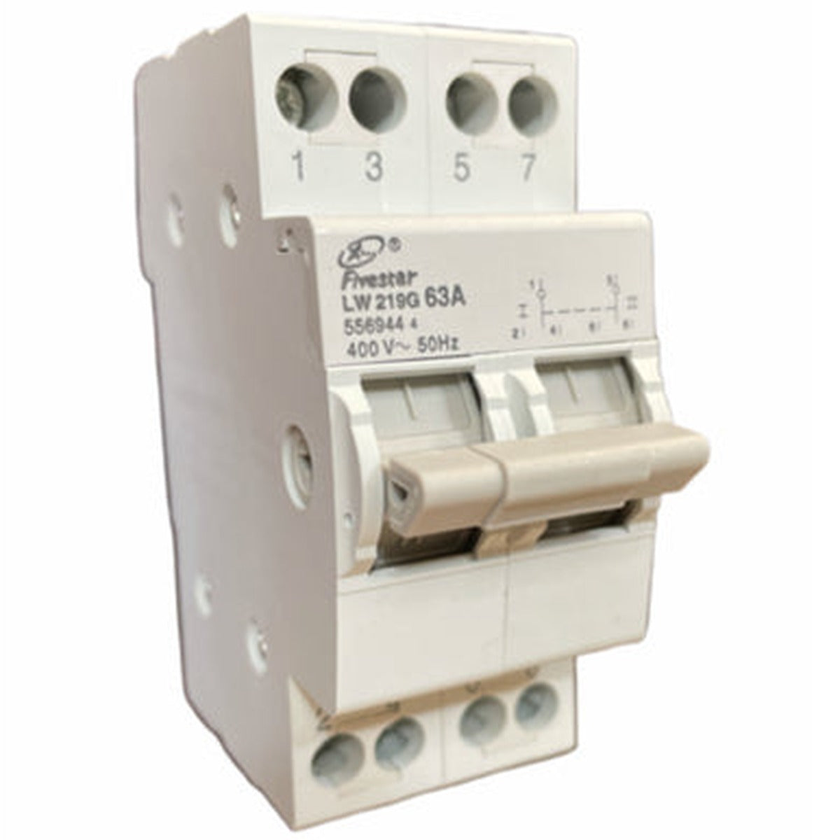 ZS 63A Dual Power Manual Transfer Switch