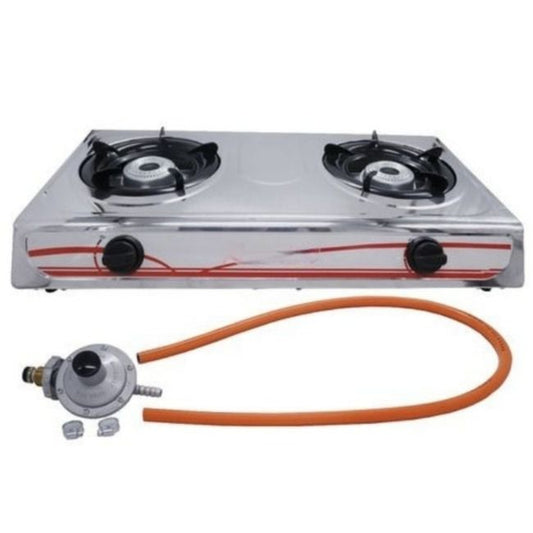 ZS - Aruif - 2 Burner Stainless Steel Gas Stove