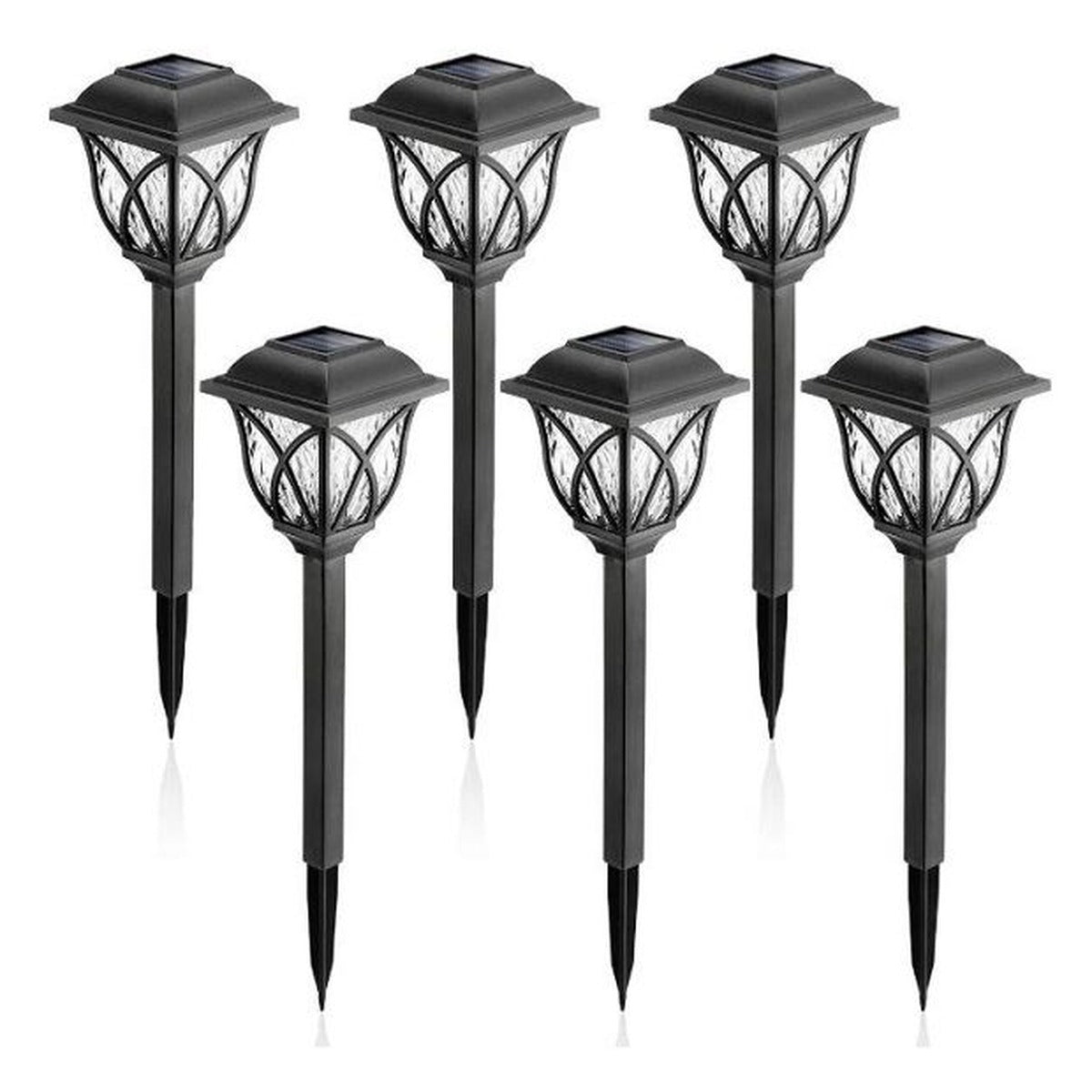 ZS 6pcs Solar Garden Lawn Light