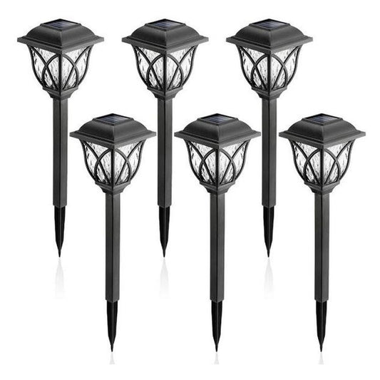 ZS 6pcs Solar Garden Lawn Light