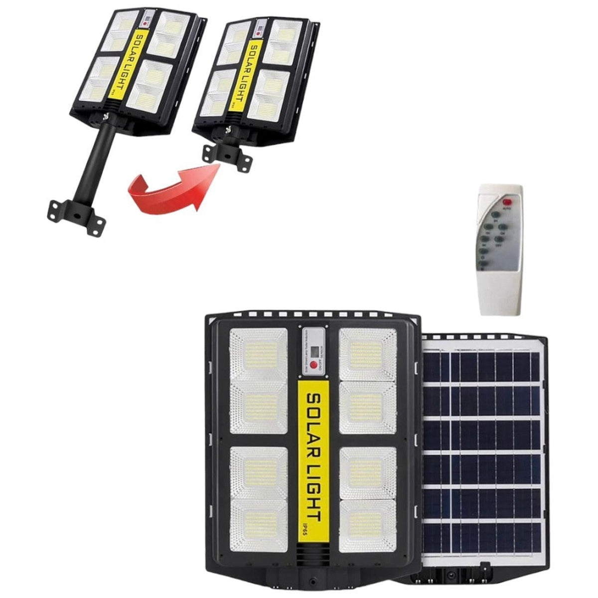 ZS Solar Induction Flood Light Street Lamp 200W