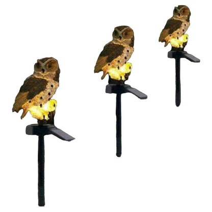 ZS Bird Statue Solar Light Owl
