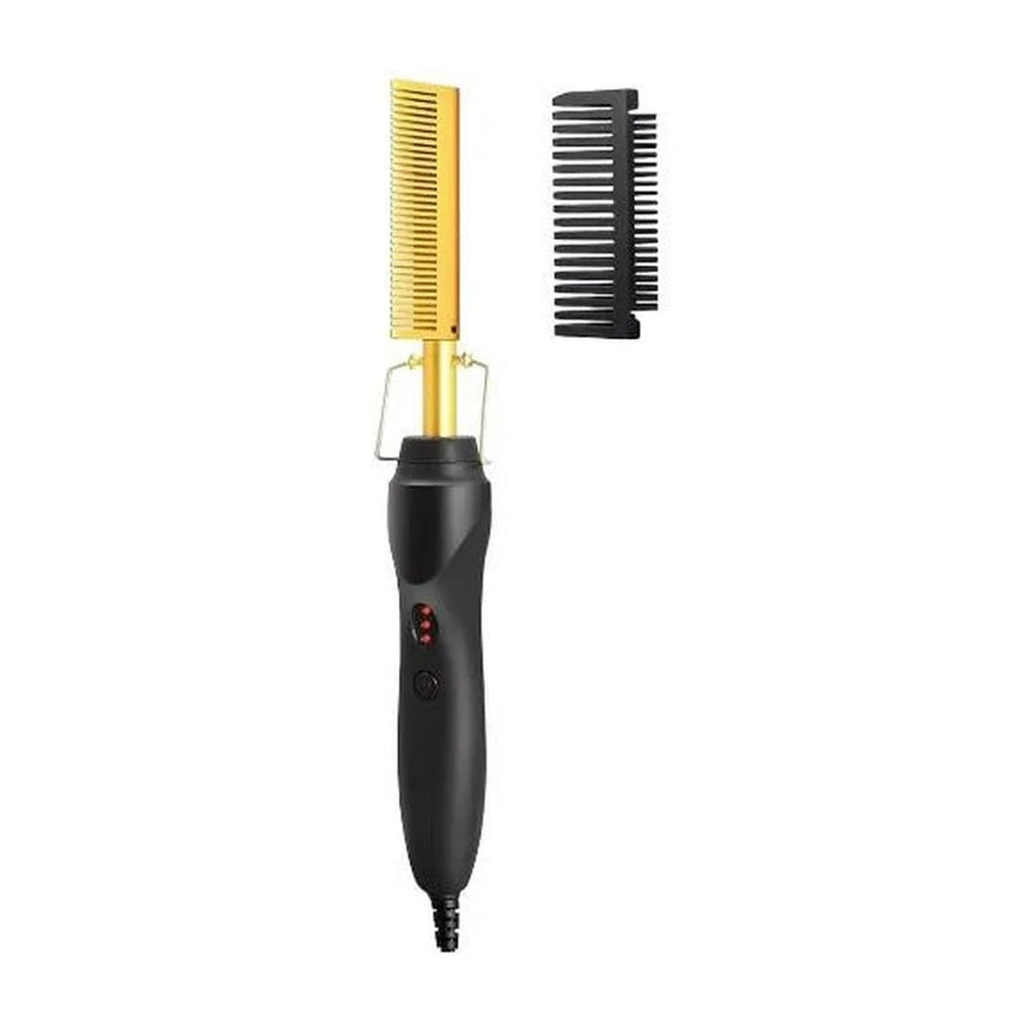 ZS Electric Straightening Hot Comb on white background