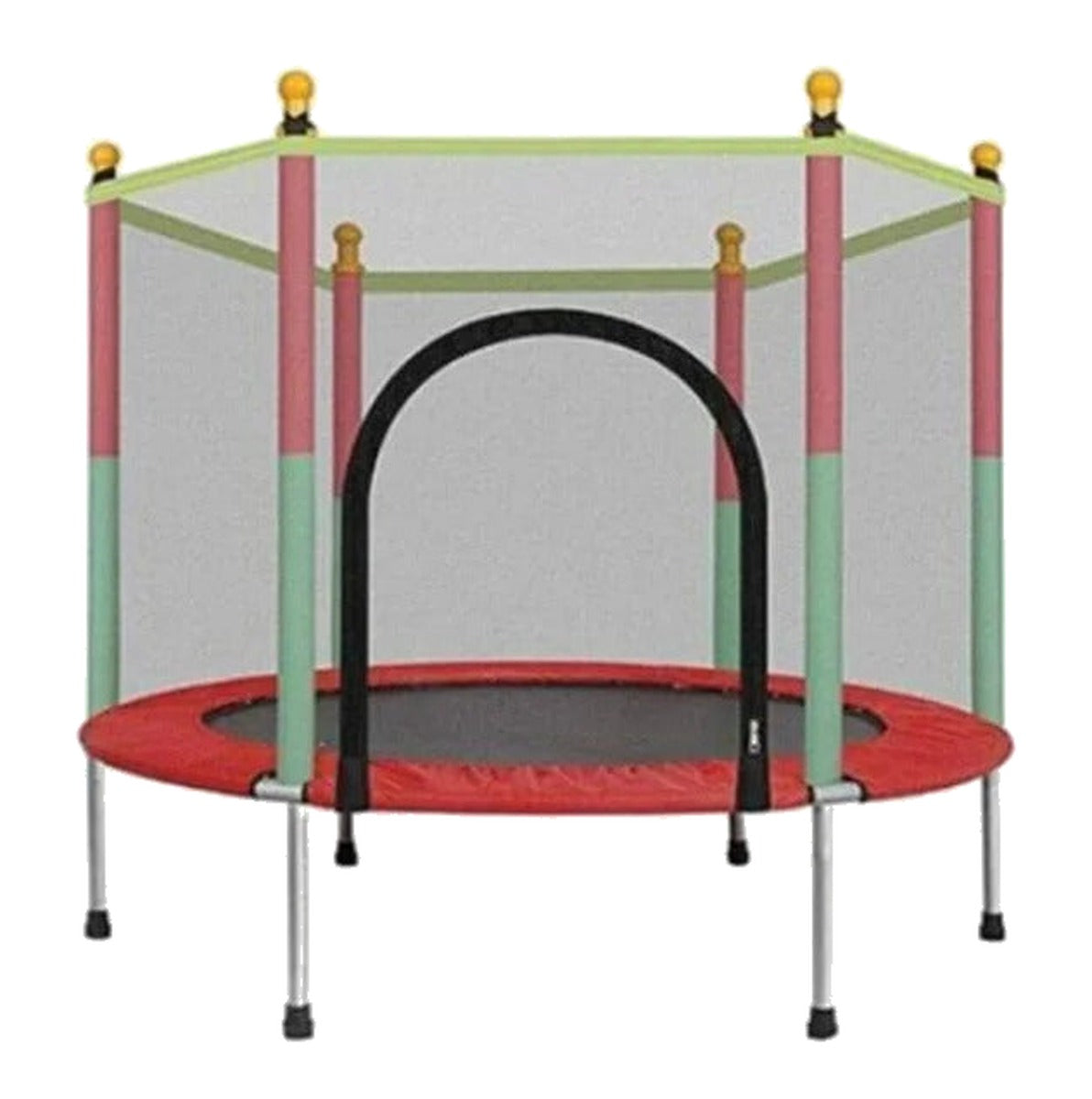 ZS Kids Mini Trampoline with Enclosure Net