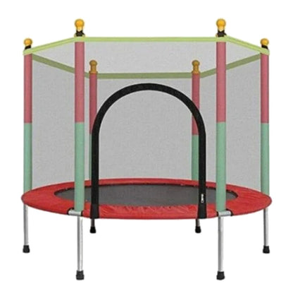ZS Kids Mini Trampoline with Enclosure Net
