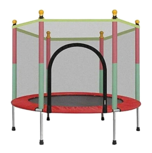 ZS Kids Mini Trampoline with Enclosure Net