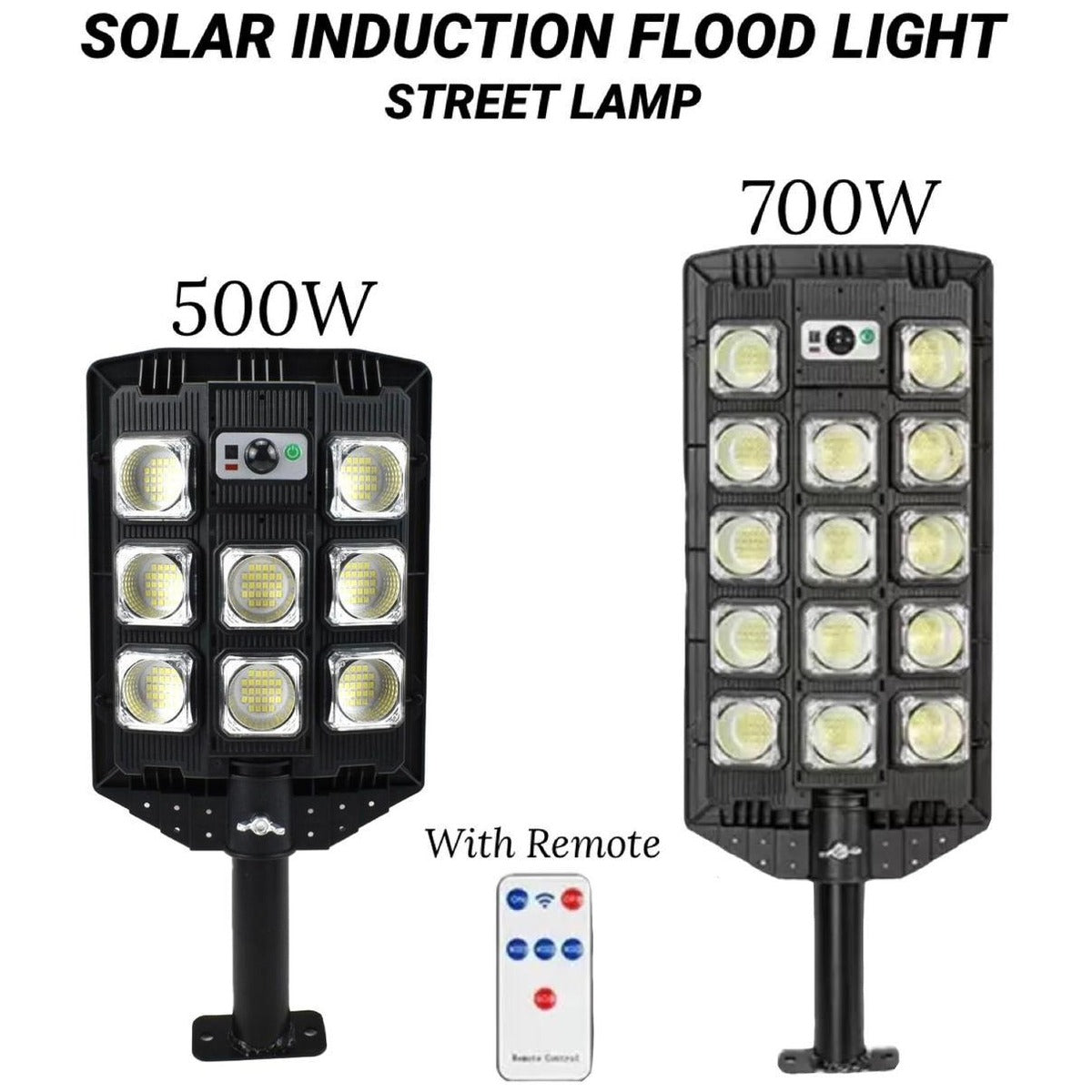 ZS Solar Induction Flood Light Street Lamp