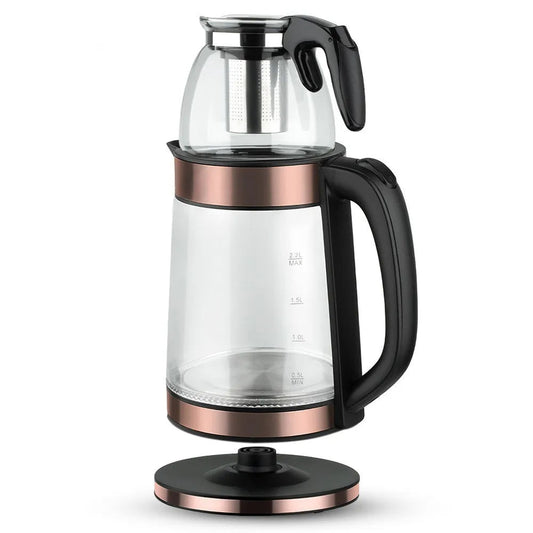 ZS - RAF Electric Kettle with Turkish teapot 0.5L+2.2L