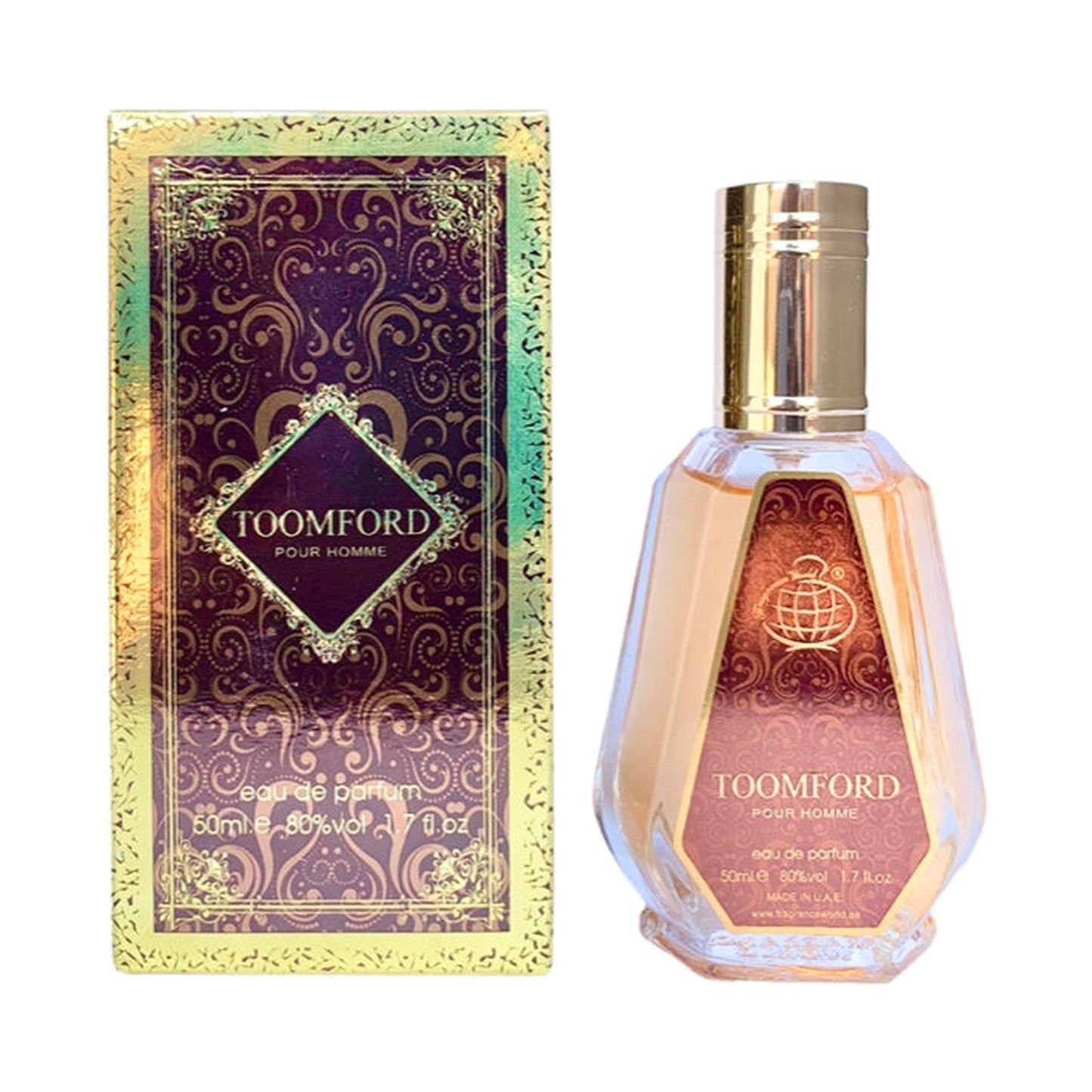 Toomford Pour Homme Eau de Parfum on white background