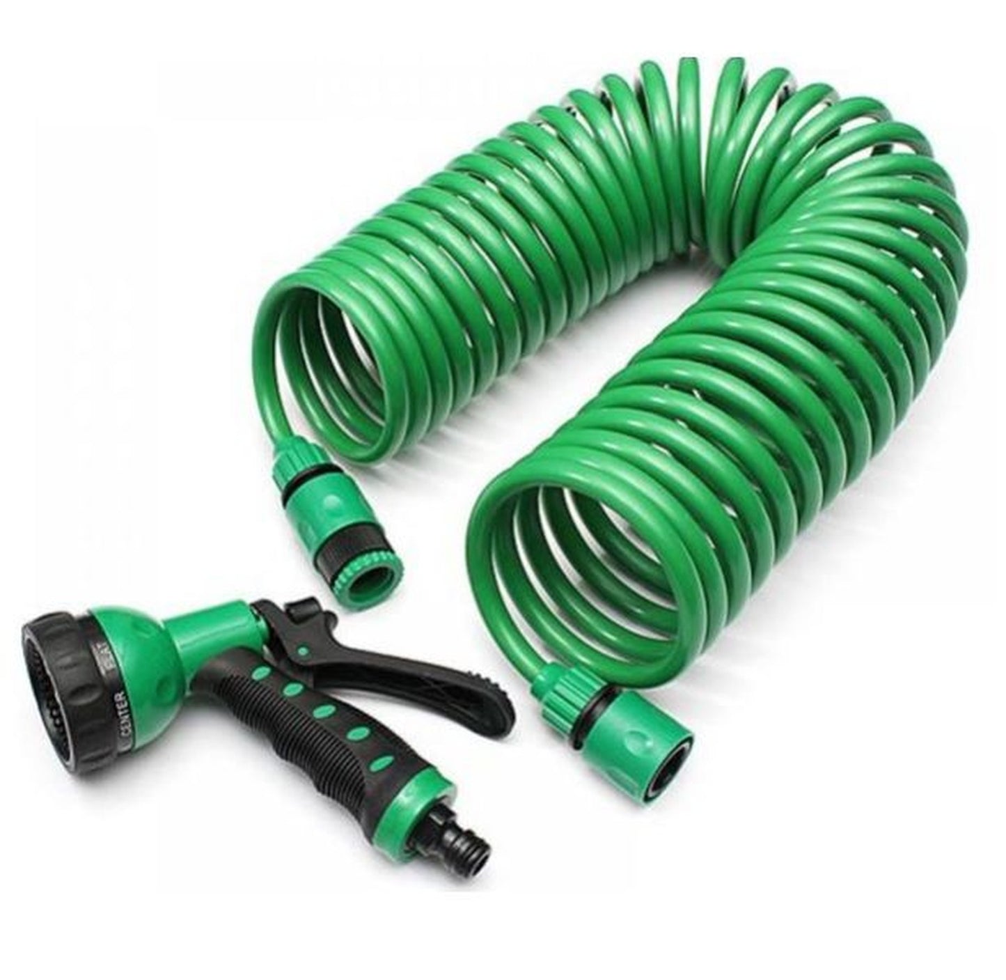 ZS Spiral Expandable Garden Hose Pipe 15m on white background