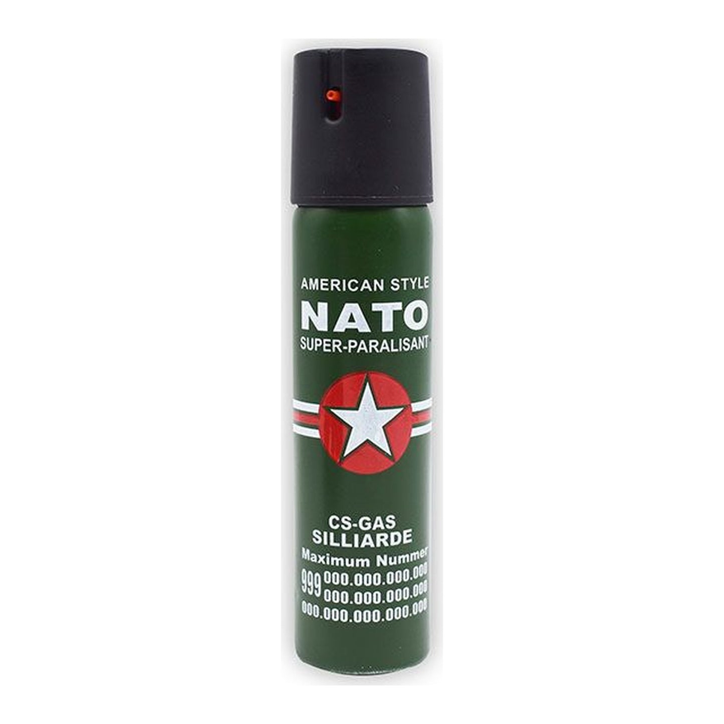 ZS Nato pepper spray on white background