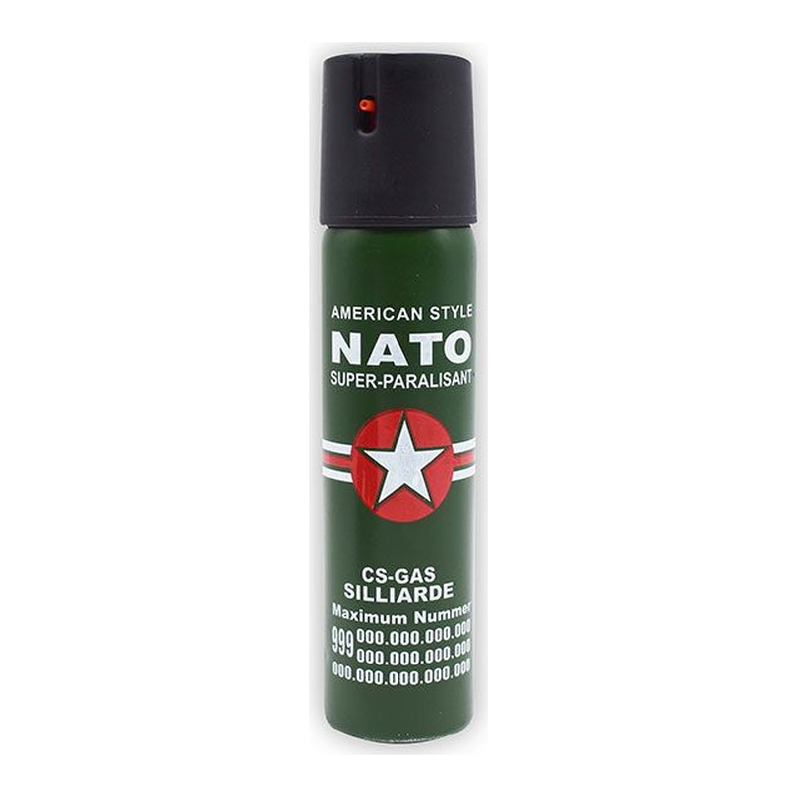 ZS Nato pepper spray on white background