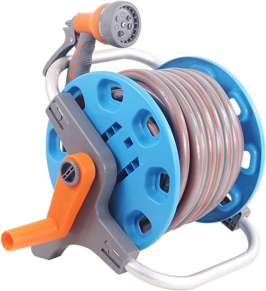 ZS Portable Hose Pipe Reel Cart on white background