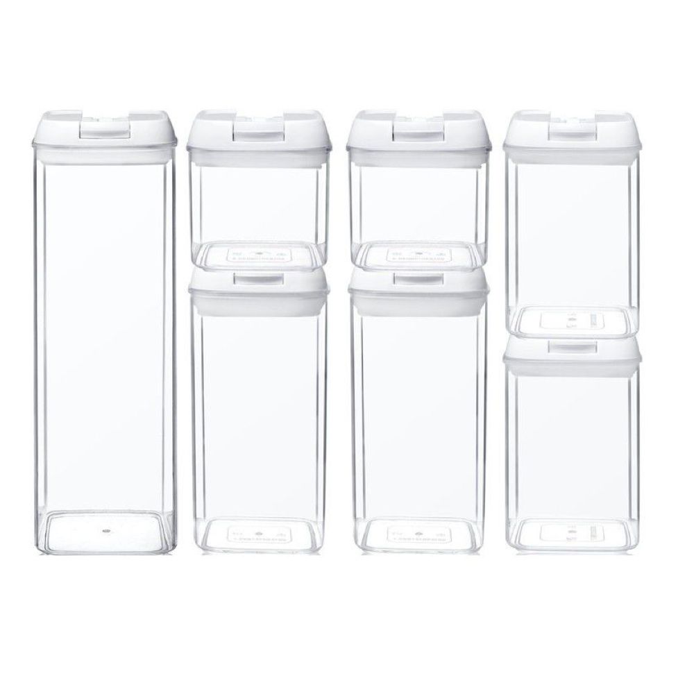 ZS - 7 Pieces Of Air-Tight Sealed Food Storage Container Set