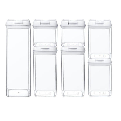 ZS - 7 Pieces Of Air-Tight Sealed Food Storage Container Set