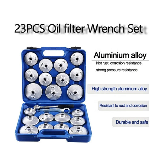 ZS - 23 Piece Aluminium Oil Filter Socket Wrench Set