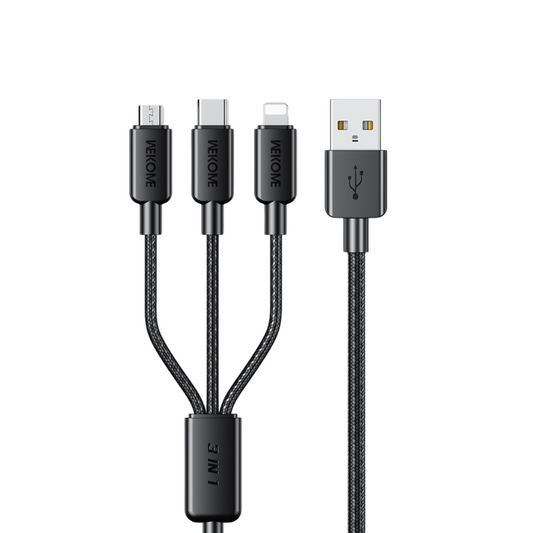 ZS - Charging Cable – Wekome WDC-04th Pop Series Fabric 3-in-1